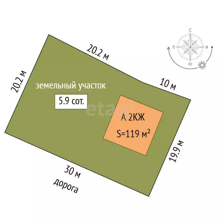 Дом в Тюмень, садовое товарищество Сосенка-81, Земляничная улица (119 ... - Фото 1