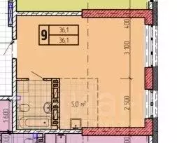 1-к кв. Приморский край, Находка ул. Дзержинского, 15 (36.1 м) - Фото 0