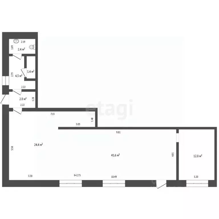 Торговая площадь в Вологодская область, Устюжна Красный пер., 44 (90 ... - Фото 2