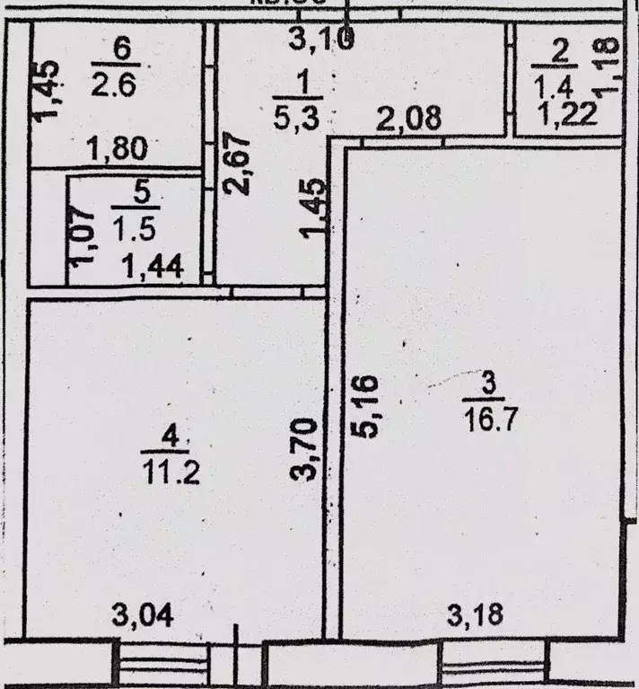 1-к кв. Оренбургская область, Оренбург Краснознаменная ул., 58/1 (38.7 ... - Фото 2