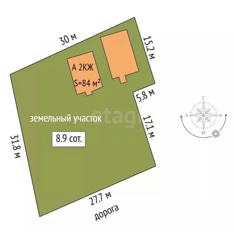 Дом в Тюменская область, Нижнетавдинский район, Геолог-2 СНТ  (84 м) - Фото 1
