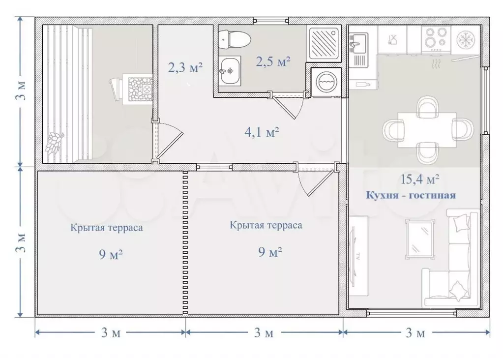 Дом 54 м на участке 7,3 сот. - Фото 0
