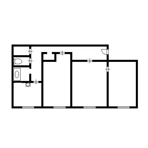 3-к кв. Татарстан, Казань ул. Натана Рахлина, 7Б (73.1 м) - Фото 2