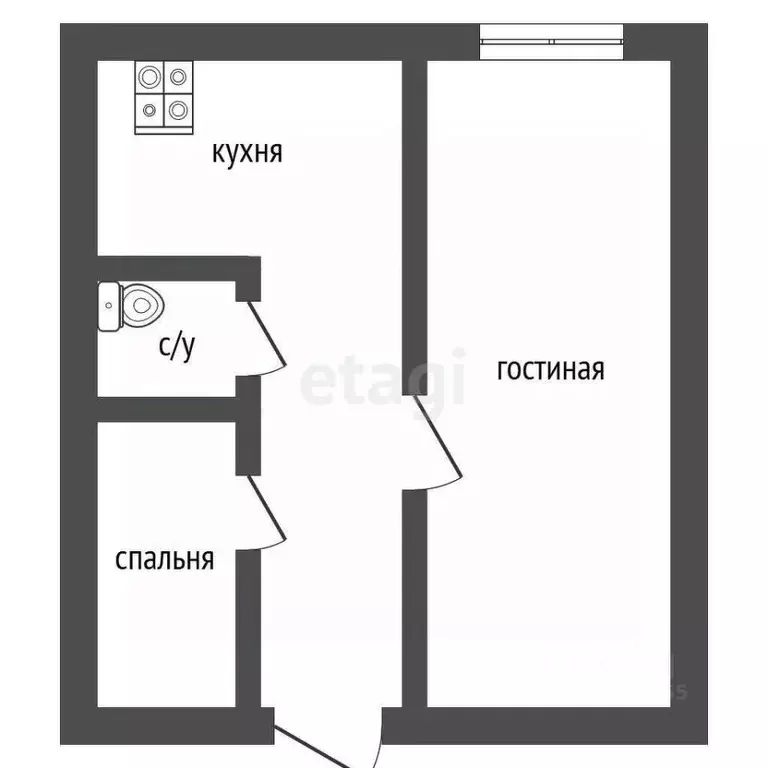 Комната Челябинская область, Троицк ул. Имени А.Е. Карташова, 35 (28.1 ... - Фото 2