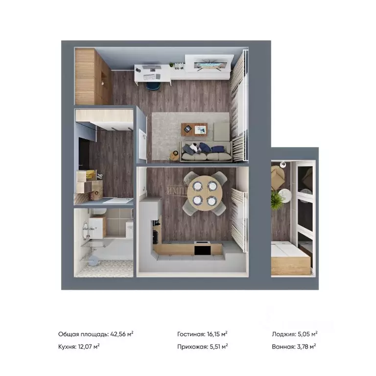 1-к кв. Марий Эл, Йошкар-Ола городской округ, с. Семеновка ул. ... - Фото 1