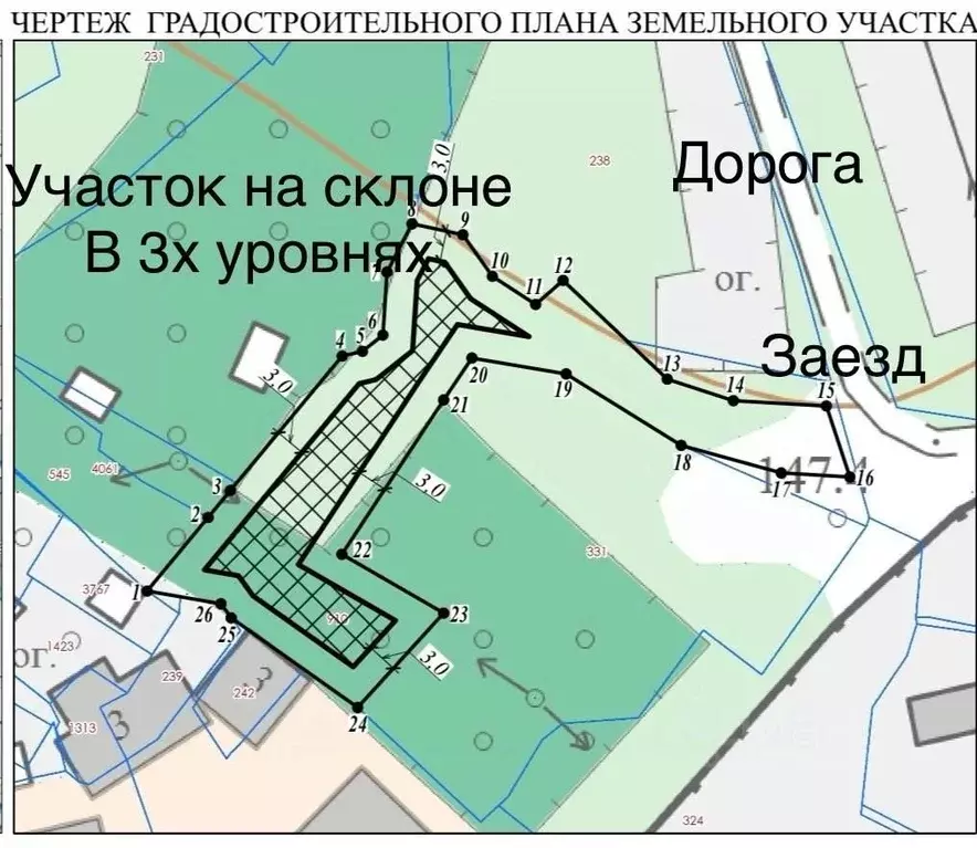 Участок в Крым, Ялта муниципальный округ, Гурзуф пгт ул. Приветная, 6 ... - Фото 1