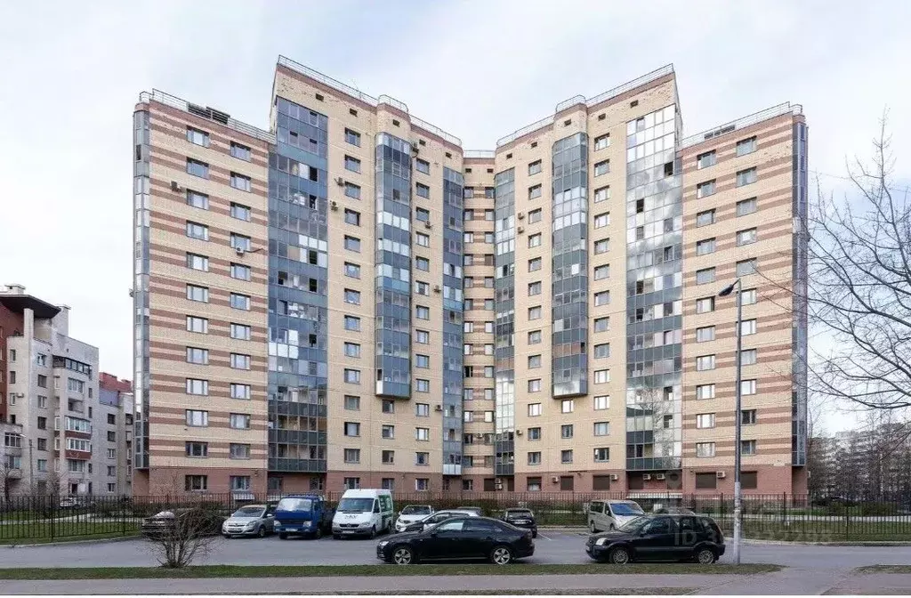 2-к кв. Санкт-Петербург ул. Софьи Ковалевской, 14к6 (65.0 м) - Фото 1