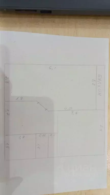 1-к кв. Санкт-Петербург ул. Руднева, 21К3 (36.7 м) - Фото 2