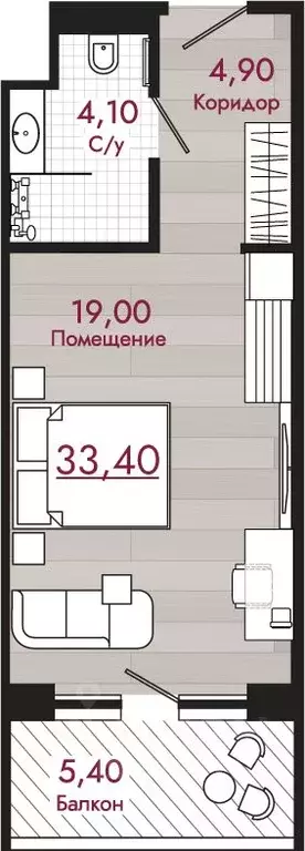 Студия Краснодарский край, Туапсинский муниципальный округ, с. Агой  ... - Фото 1