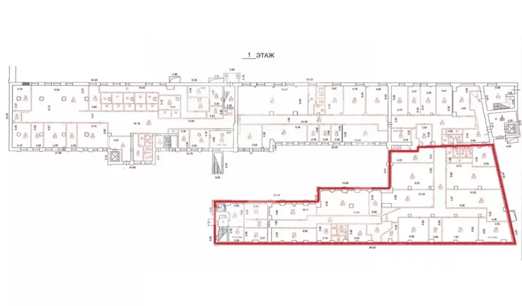 Помещение свободного назначения в Москва ул. Шаболовка, 31А (802 м) - Фото 2
