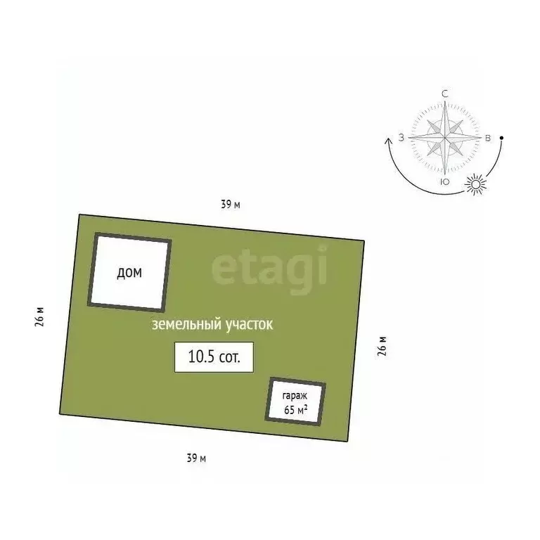 Дом в Красноярский край, Сосновоборский муниципальный округ, д. ... - Фото 2