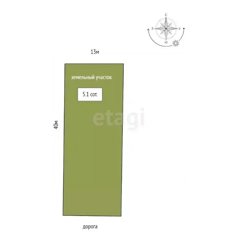 Участок в Ханты-Мансийский АО, Ханты-Мансийск Кедр СОТ, 110 (5.1 сот.) - Фото 1