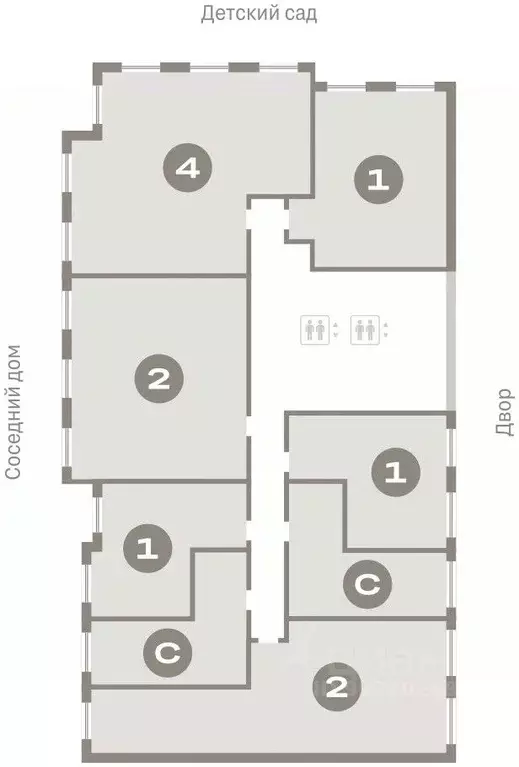 1-к кв. Свердловская область, Екатеринбург пер. Торфяной, 4 (57.2 м) - Фото 2