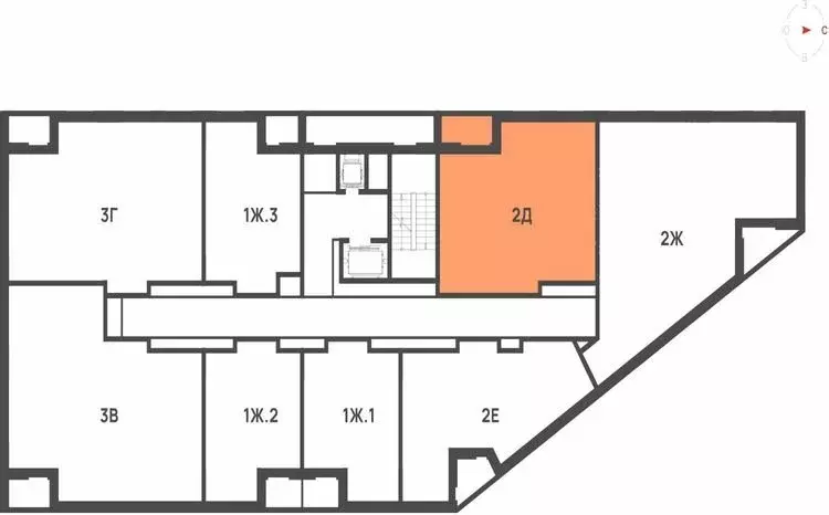 2-комнатная квартира: Казань, Краснококшайская улица, 58 (71.65 м) - Фото 1