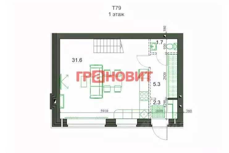 Таунхаус в Новосибирская область, Новосибирский район, Станционный ... - Фото 1