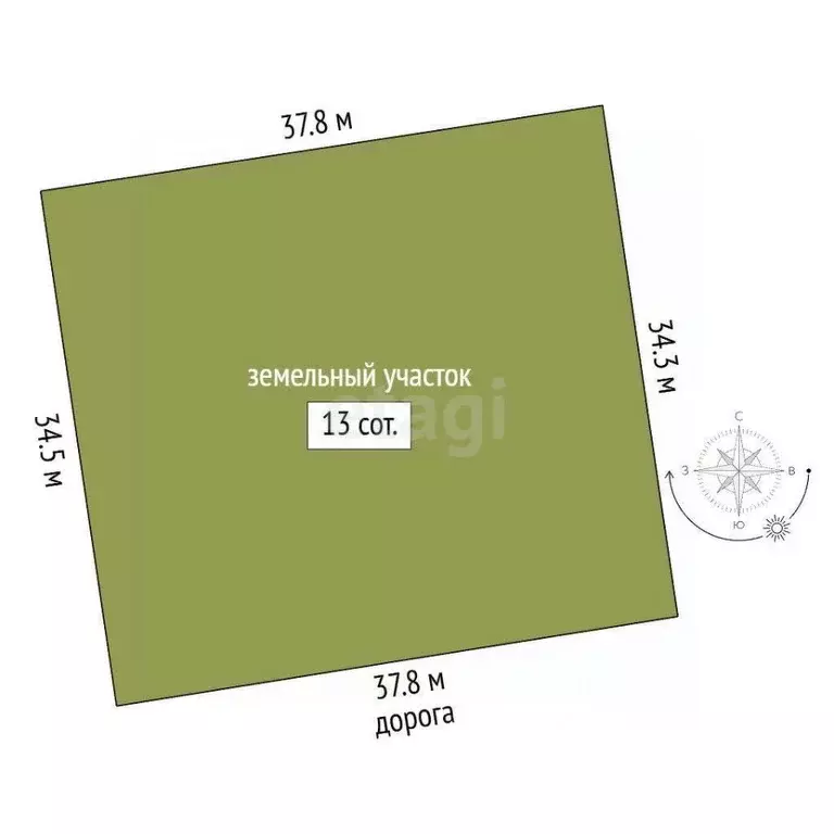 Участок в Архангельская область, Приморский муниципальный округ, д. ... - Фото 1