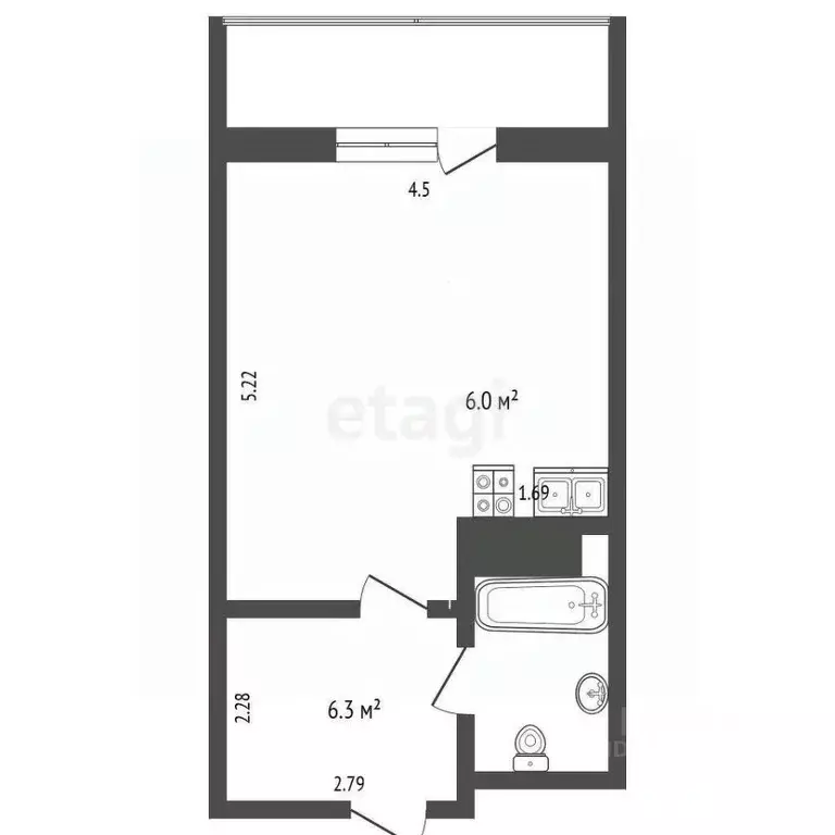 Студия Ямало-Ненецкий АО, Новый Уренгой ул. Имени В.Я. Петуха, 3/1 ... - Фото 2