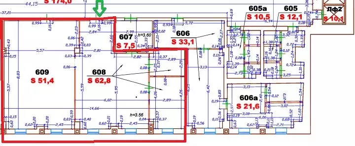 Офис в Москва Большая Семеновская ул., 40С13 (122 м) - Фото 1