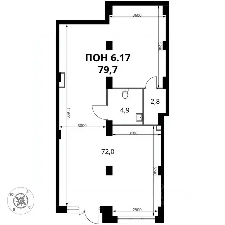 Помещение свободного назначения в Московская область, Ленинский ... - Фото 2