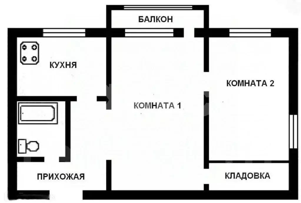 2-к кв. Московская область, Раменское Бронницкая ул., 31 (43.0 м) - Фото 2