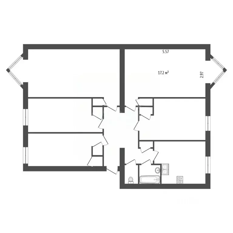 Комната Санкт-Петербург ул. Танкиста Хрустицкого, 116 (17.2 м) - Фото 2