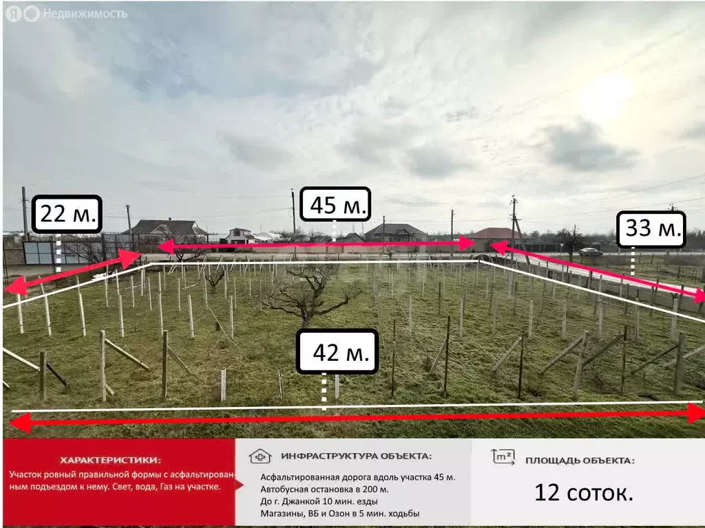 Участок в Рощино, Московская улица (12 м) - Фото 1