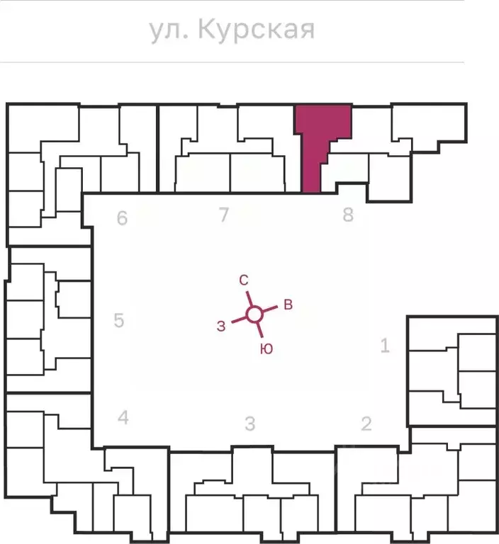 3-к кв. Санкт-Петербург Курская ул., 27 (86.65 м) - Фото 1