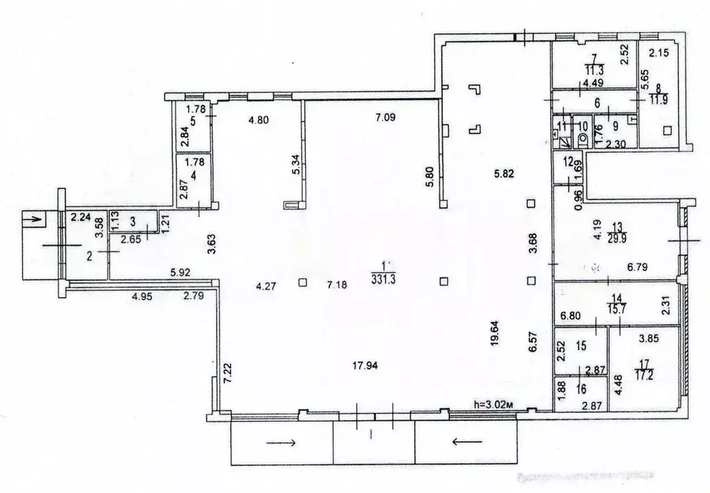 Торговая площадь в Москва ул. Борисовские Пруды, 10 (467 м) - Фото 1