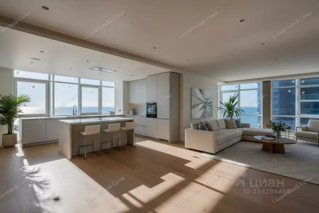 2-к кв. Краснодарский край, Сочи ул. Просвещения, 32 (62.1 м) - Фото 1