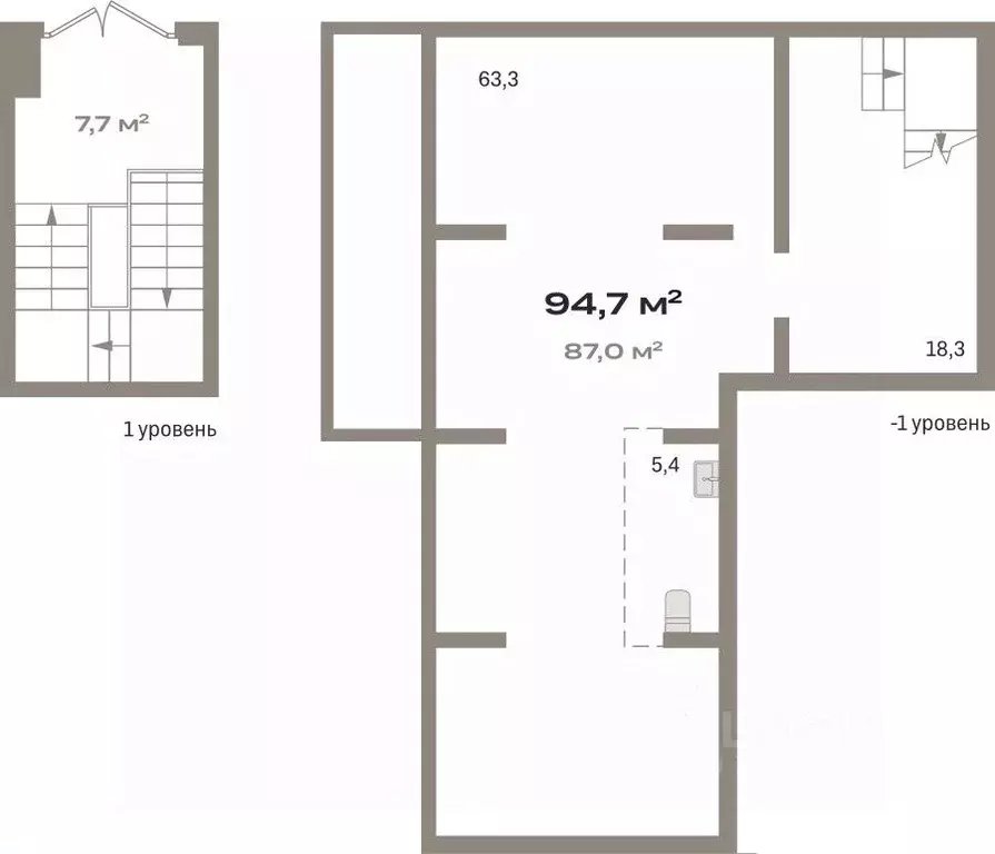 Помещение свободного назначения в Омская область, Омск ул. Крупской, ... - Фото 1