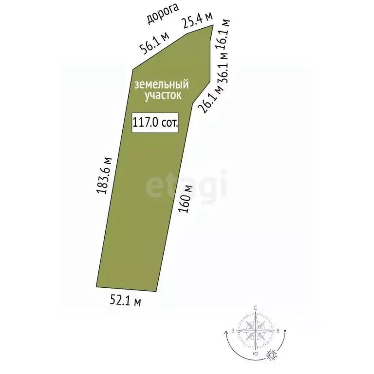 Участок в Архангельская область, Приморский муниципальный округ, д. ... - Фото 1