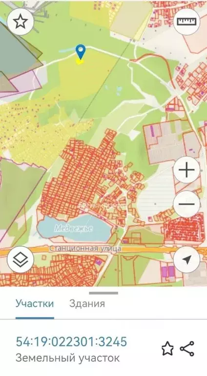 Участок в Новосибирская область, Новосибирский район, Криводановский ... - Фото 1