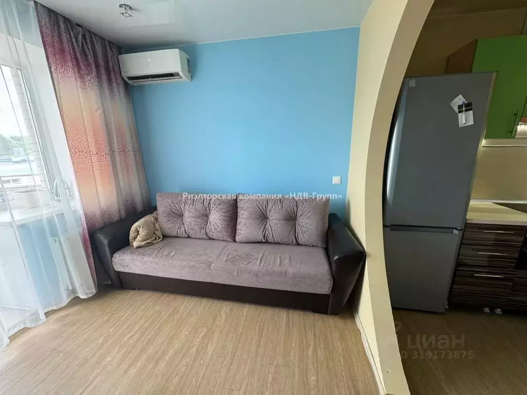 Студия Хабаровский край, Хабаровск ул. Фурманова, 2А (24.8 м) - Фото 1