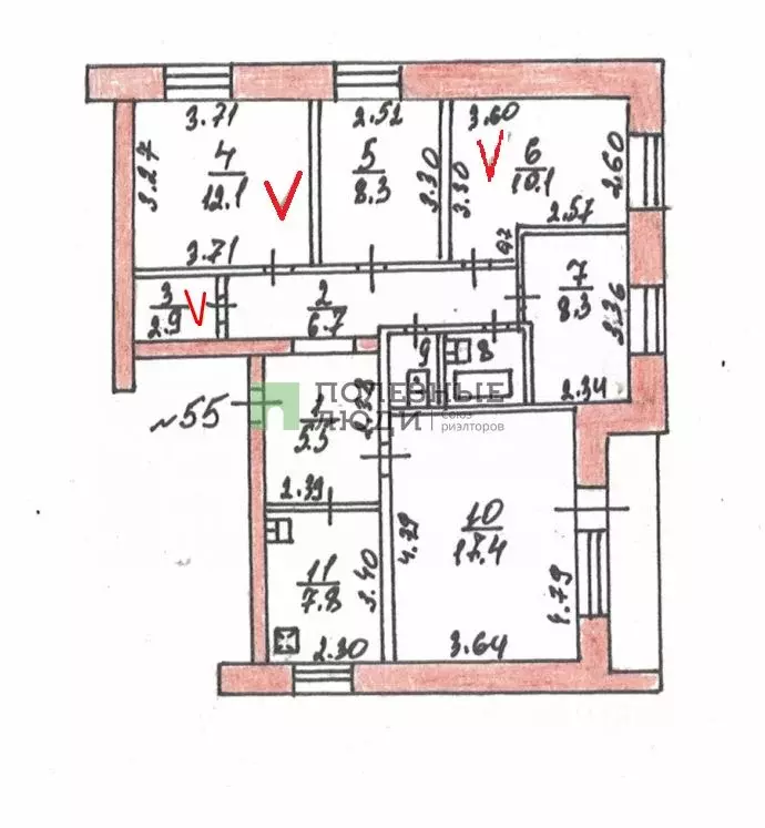 Комната Тульская область, Тула ул. Кирова, 202Б (22.2 м) - Фото 1