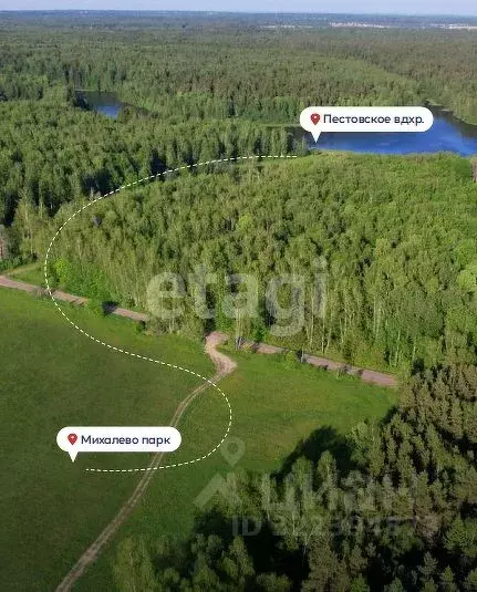Участок в Московская область, Пушкинский городской округ, д. Михалево  ... - Фото 1