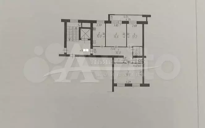 3-к. квартира, 77 м, 9/10 эт. - Фото 0