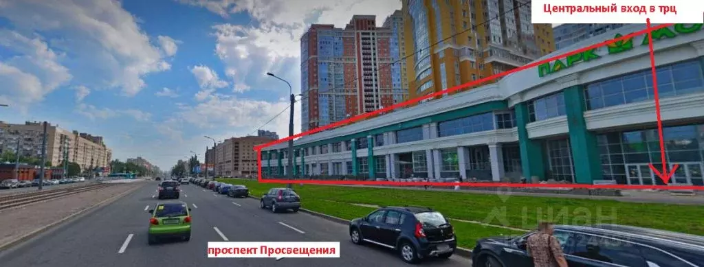 Торговая площадь в Санкт-Петербург просп. Просвещения, 43 (456 м) - Фото 0