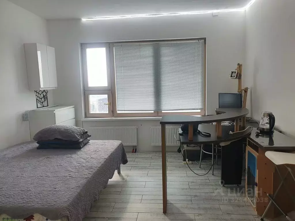 Студия Москва пос. Коммунарка, ул. Бачуринская, 7к2 (26.0 м) - Фото 1