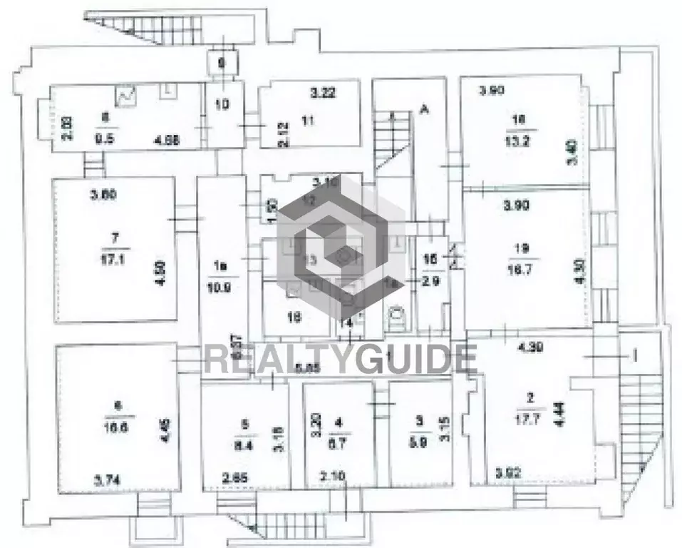 Помещение свободного назначения в Москва 1-й Спасоналивковский пер., 6 ... - Фото 2