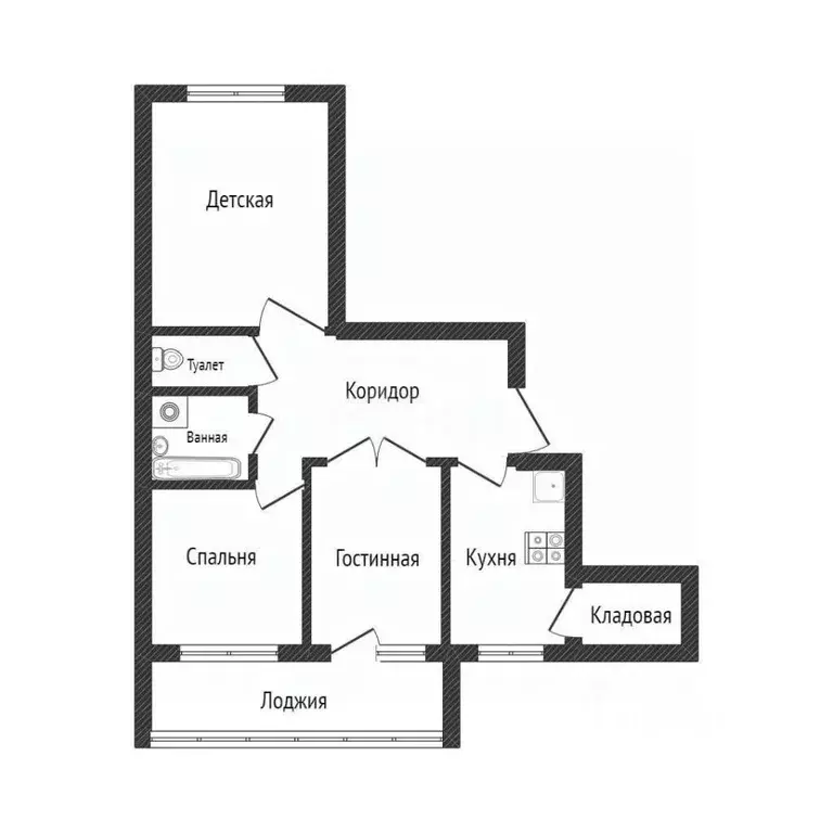 3-к кв. Смоленская область, Смоленск ул. 25 Сентября, 20 (70.8 м) - Фото 1