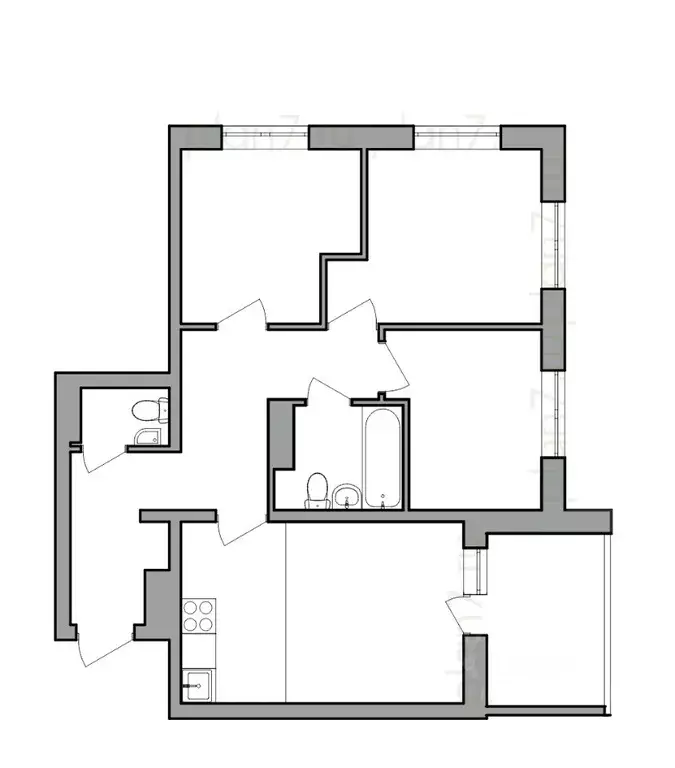 4-к кв. Иркутская область, Иркутск Ново-Ленино мкр, Территория 1-й ... - Фото 0