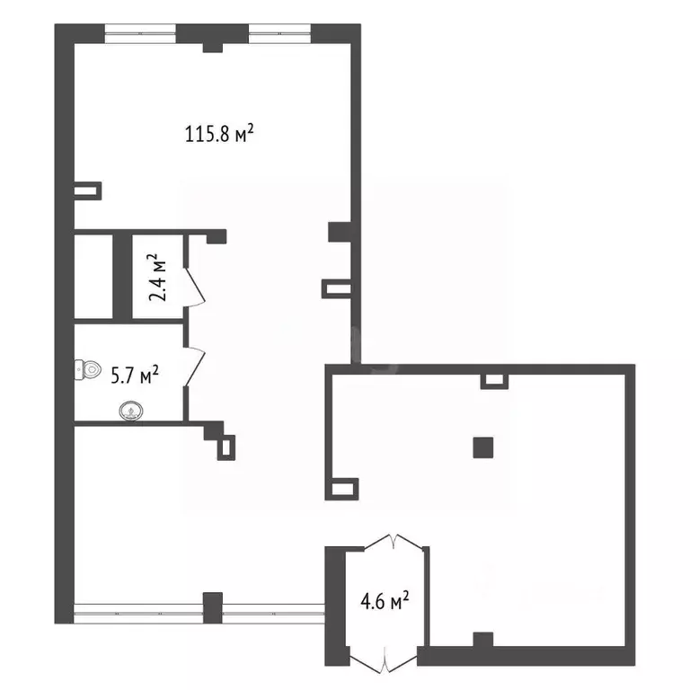 Помещение свободного назначения в Красноярский край, Красноярск ... - Фото 2