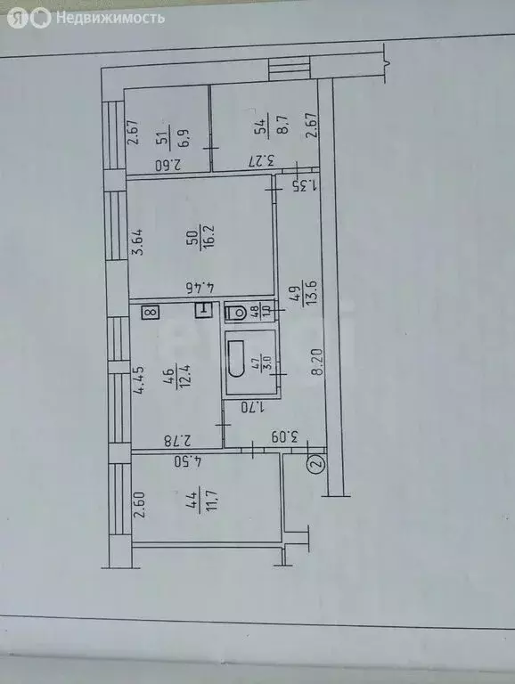 3-комнатная квартира: Можга, улица имени Маршала Авиации Ф.Я. ... - Фото 0