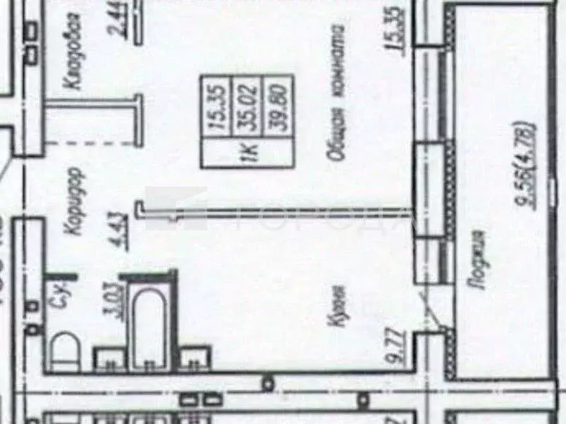 1-к кв. Алтайский край, Барнаул ул. Петра Сухова, 34 (39.8 м) - Фото 2