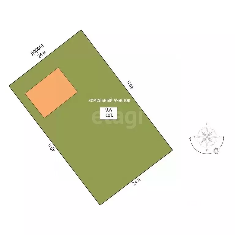 Дом в Тамбовская область, Тамбов ул. Имени Петра Яценко, 36 (472 м) - Фото 1