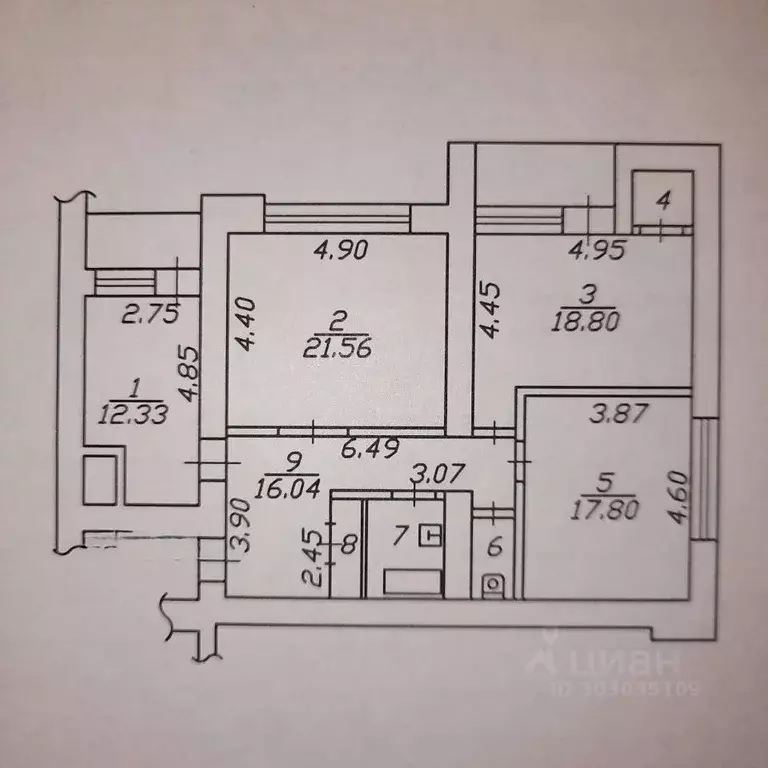 3-к кв. Белгородская область, Старый Оскол Жукова мкр, 17 (95.35 м) - Фото 0