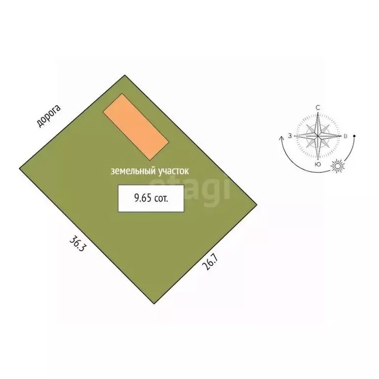 Дом в Ульяновская область, Ульяновск ул. Стартовая, 54 (57 м) - Фото 2