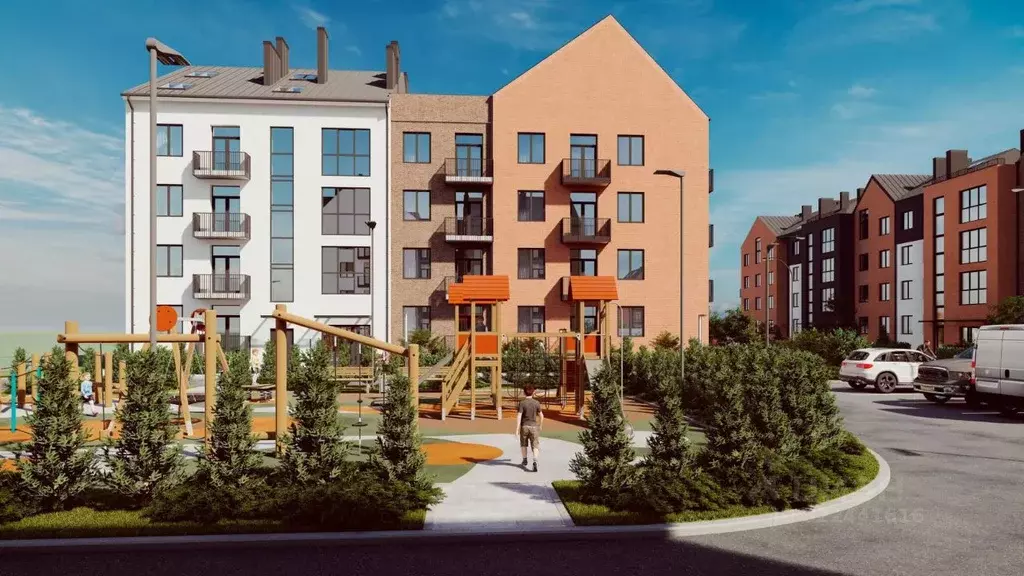 1-к кв. Калининградская область, Гурьевский муниципальный округ, пос. ... - Фото 1