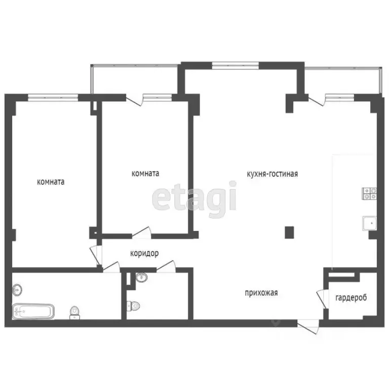 3-к кв. Воронежская область, Воронеж просп. Революции, 9а (114.1 м) - Фото 2