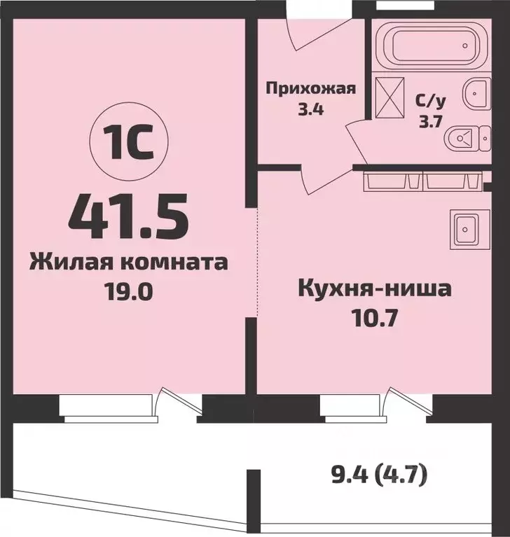 1-к кв. Новосибирская область, Новосибирский район, Станционный ... - Фото 1